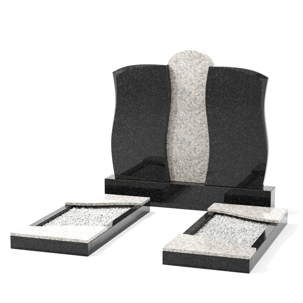 Комбинированные двойные памятники